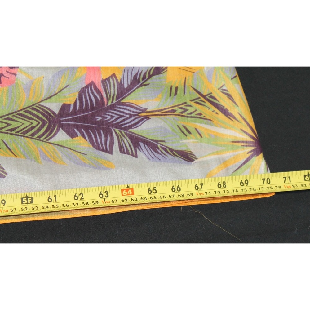 Powder Jungle Animal Scarf Elephant Tiger Zebra Tropical Wrap 42x70 Multicolor - Picture 8 of 10